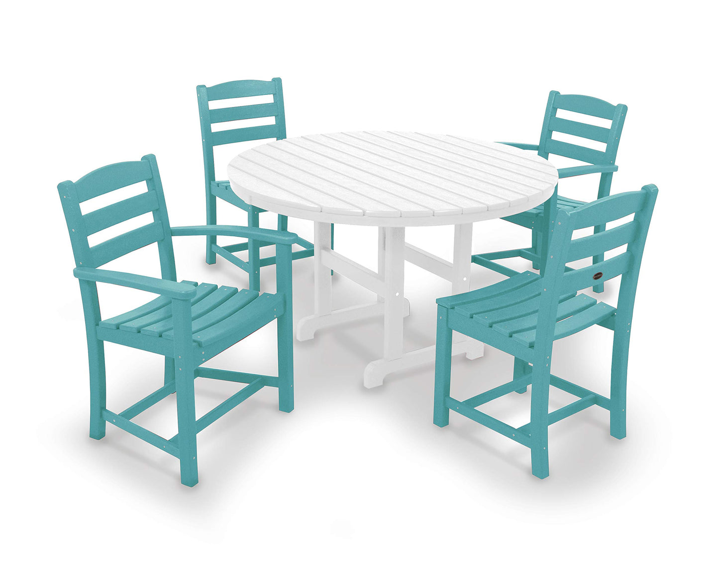 POLYWOOD® La Casa Café Dining Set, Slate Grey