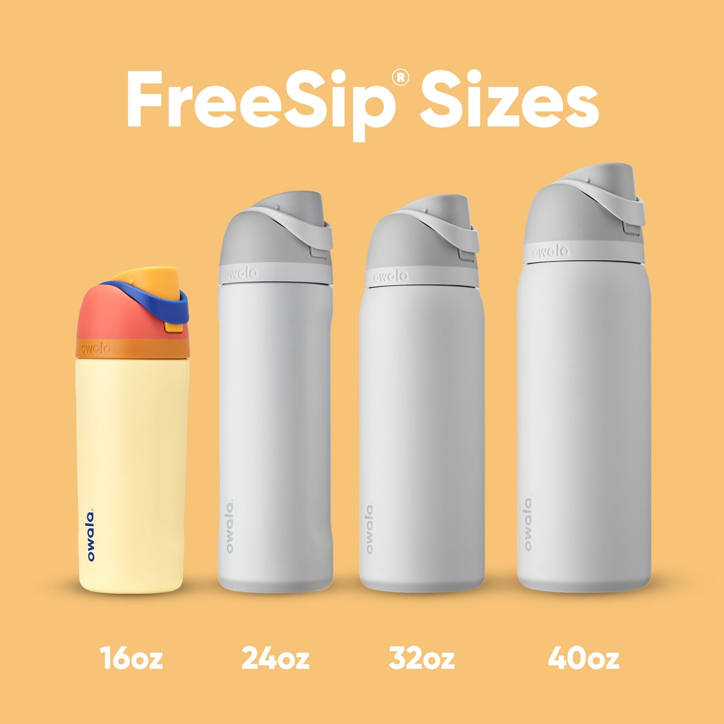 FreeSip Insulated Stainless Steel Water Bottle with Straw for Sports, Travel, and School BPA-Free Sports Water Bottle, 40 oz, Iced Breeze