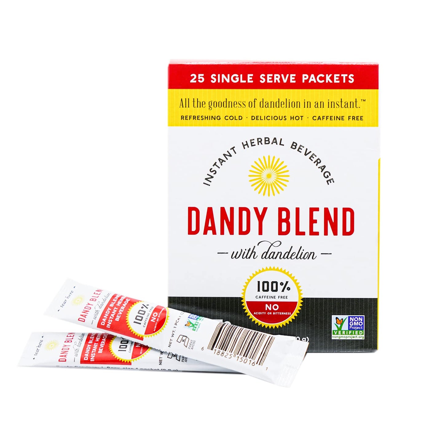 156 Cup Bag of Certified Organic Dandy Blend Instant Herbal Beverage with Dandelion, 11 oz. (312g) Bag