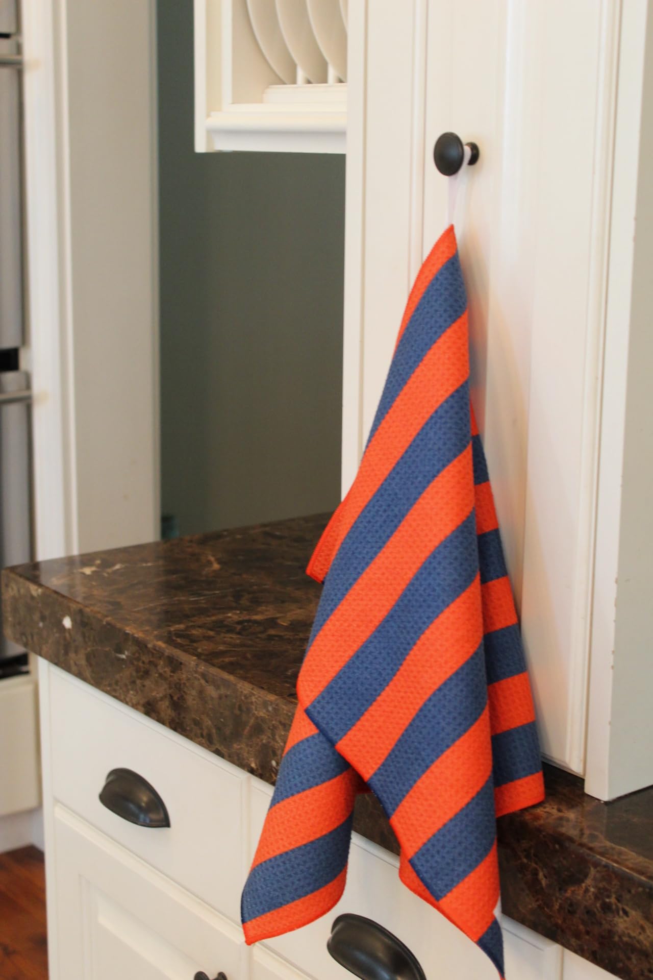 || 3 Pack|| Not Your Ordinary Dish Towels || Waffle Weave Microfiber || Tea Towels || Highly Absorbent || Hanging Loop || Dish Cloths || Modern || Designer Prints (Easter Bows)