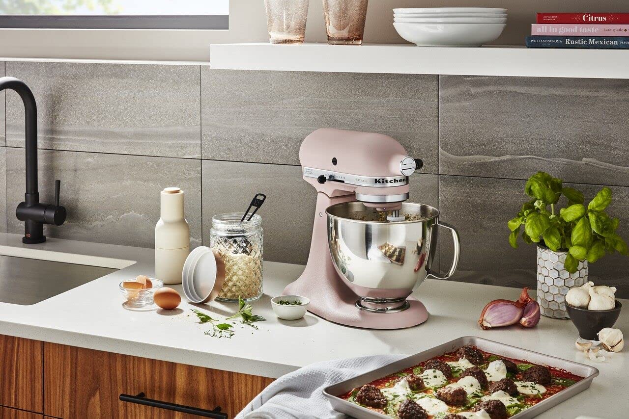 KitchenAid Artisan Series 5-Quart Tilt-Head Stand Mixer - KSM150PS, Milkshake