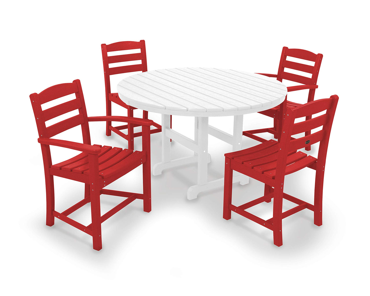 POLYWOOD® La Casa Café Dining Set, Slate Grey