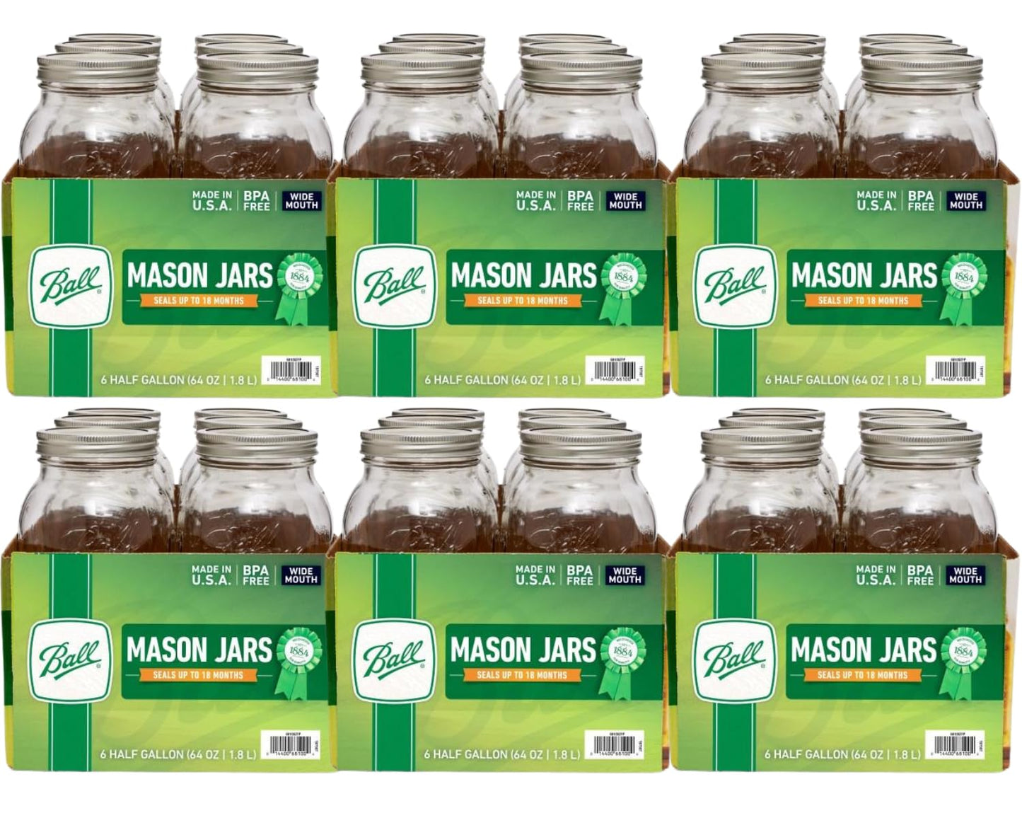 Ball Mason 4oz Quilted Jelly Jars with Lids and Bands, Set of 12