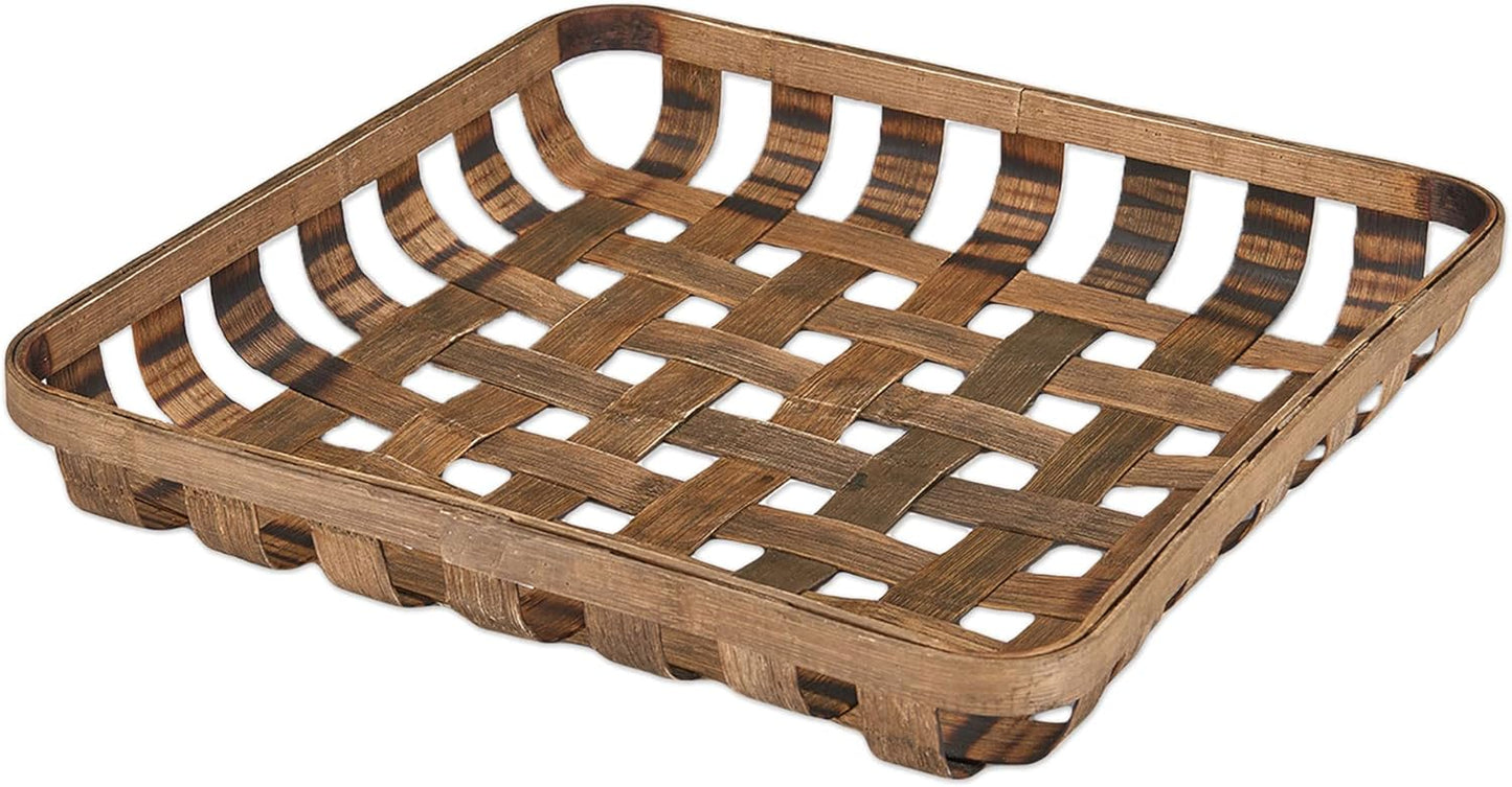 Barnyard Designs Tobacco Baskets Rustic Vintage Farmhouse Nesting Trays, Set of 3