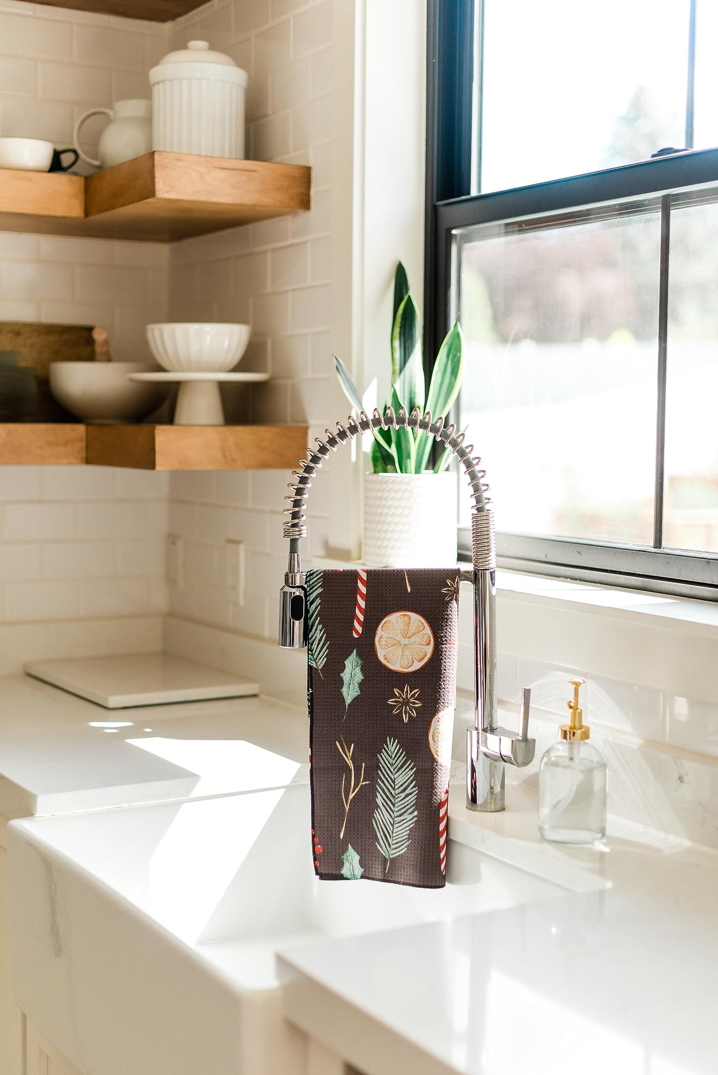 || 3 Pack|| Not Your Ordinary Dish Towels || Waffle Weave Microfiber || Tea Towels || Highly Absorbent || Hanging Loop || Dish Cloths || Modern || Designer Prints (Easter Bows)