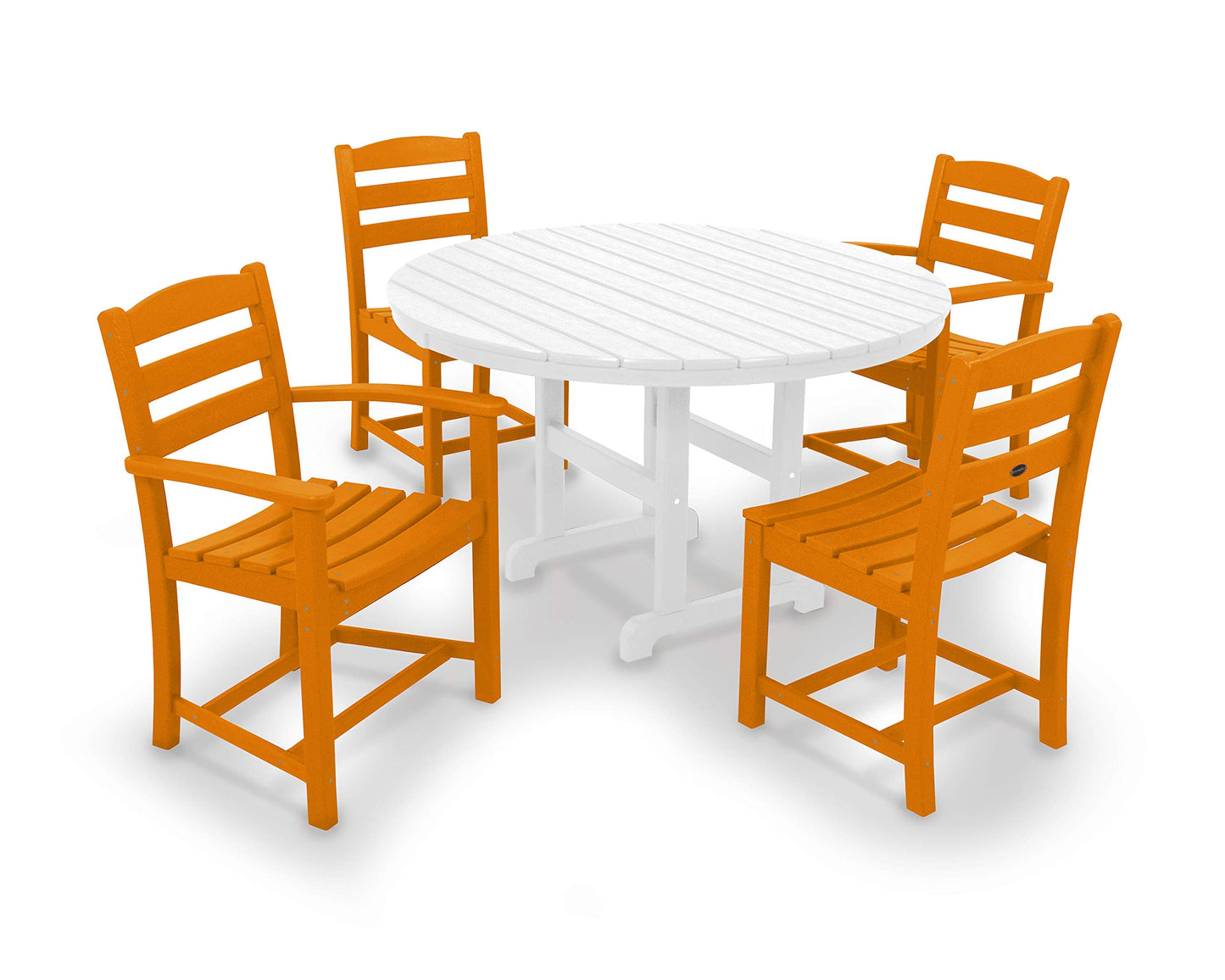 POLYWOOD® La Casa Café Dining Set, Slate Grey