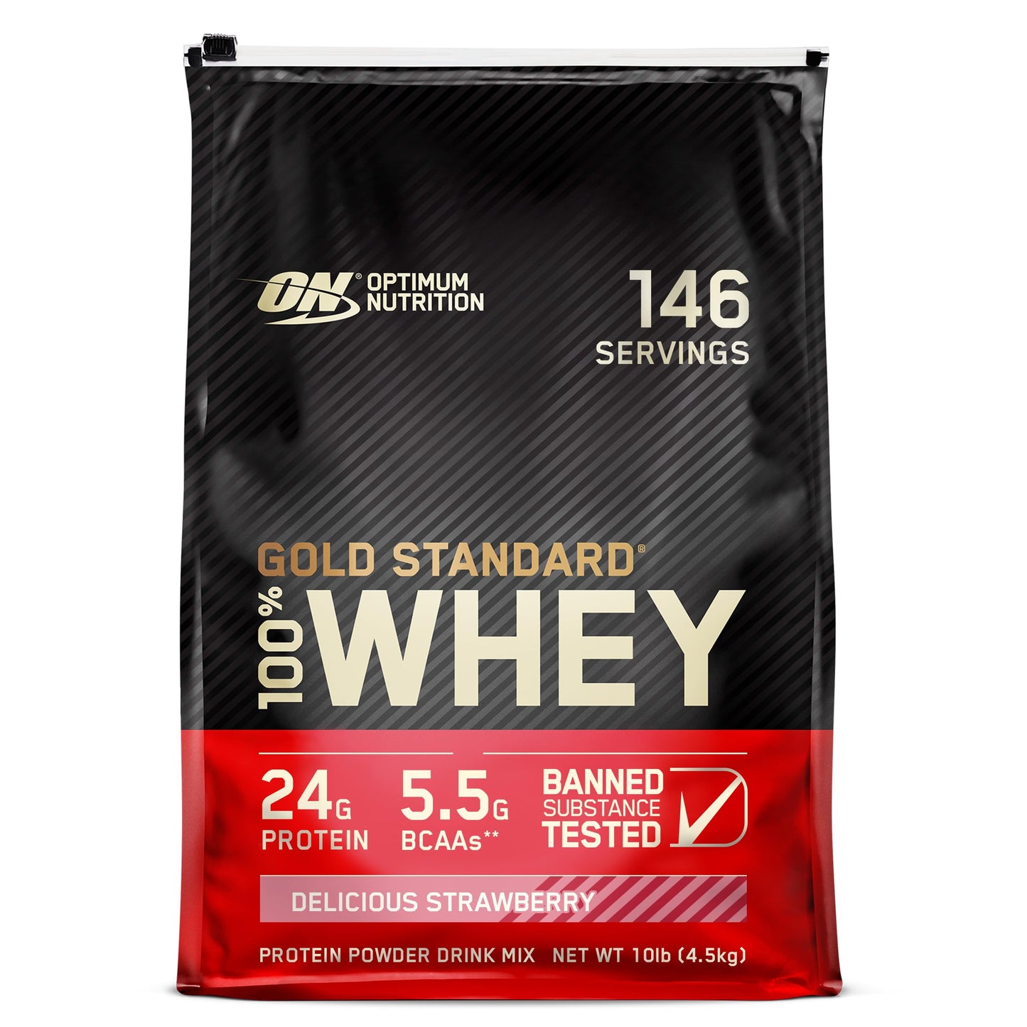 Optimum Nutrition Gold Standard 100% Whey Protein Powder, Double Rich Chocolate, 2 Pound (Packaging May Vary)