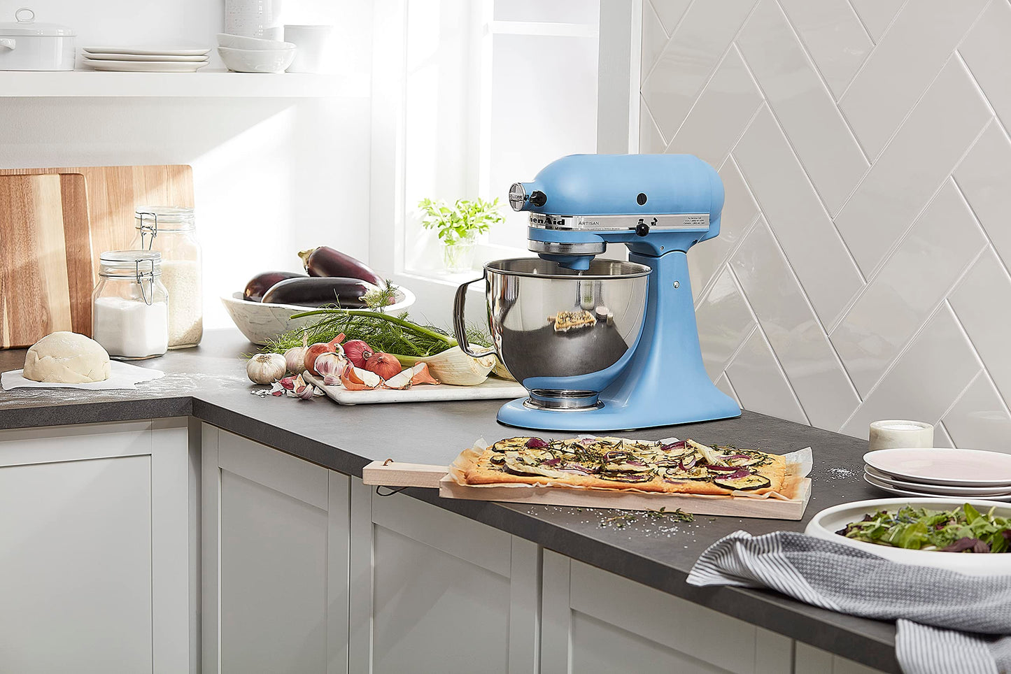 KitchenAid Artisan Series 5-Quart Tilt-Head Stand Mixer - KSM150PS, Milkshake