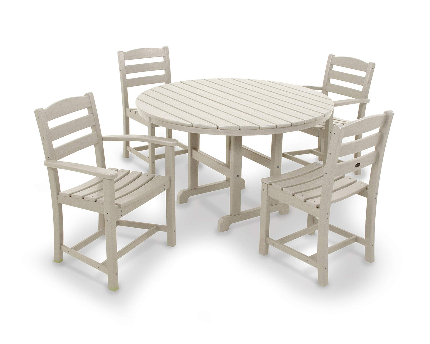 POLYWOOD® La Casa Café Dining Set, Slate Grey