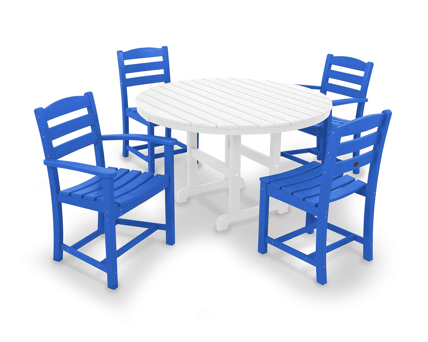 POLYWOOD® La Casa Café Dining Set, Slate Grey
