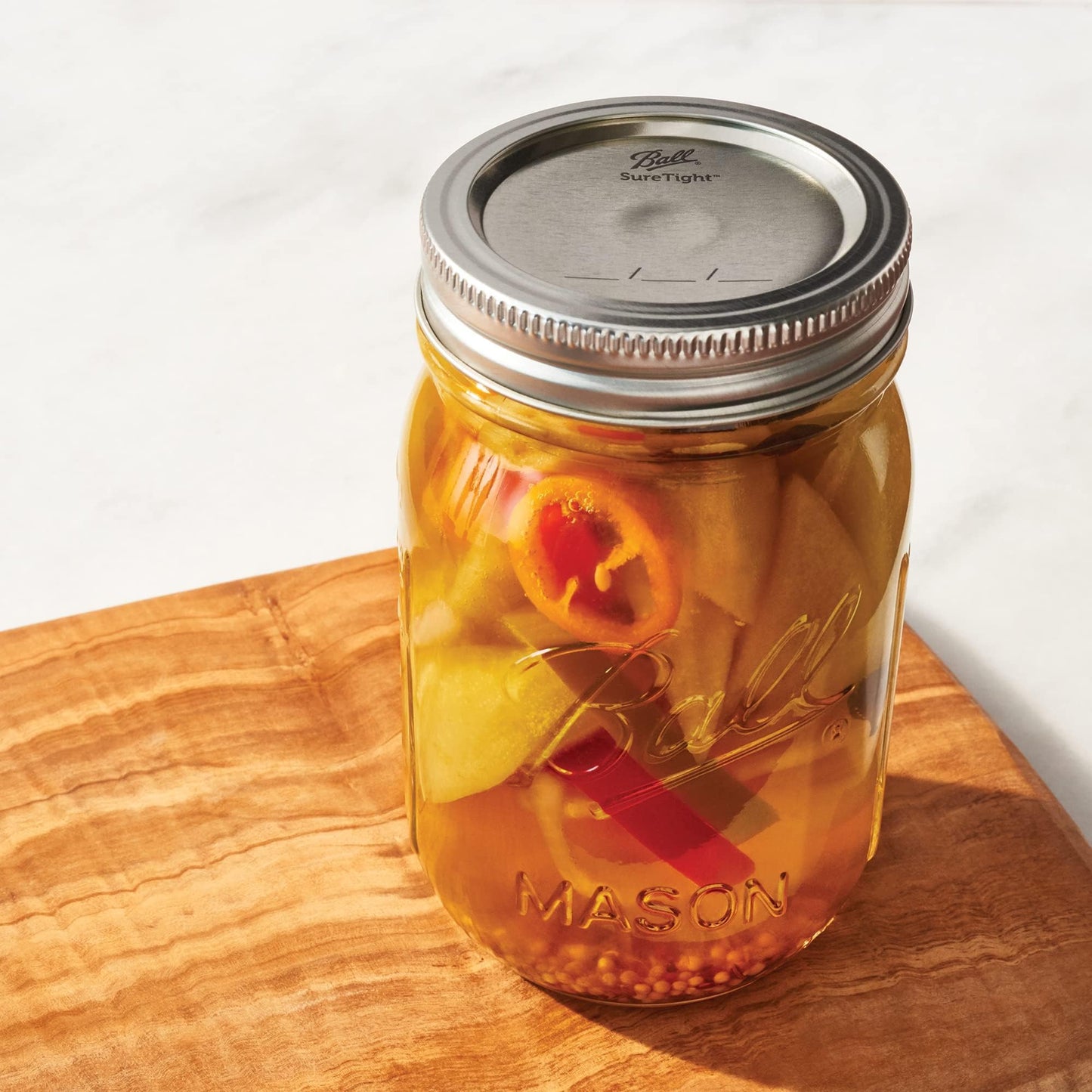 Ball Mason 4oz Quilted Jelly Jars with Lids and Bands, Set of 12