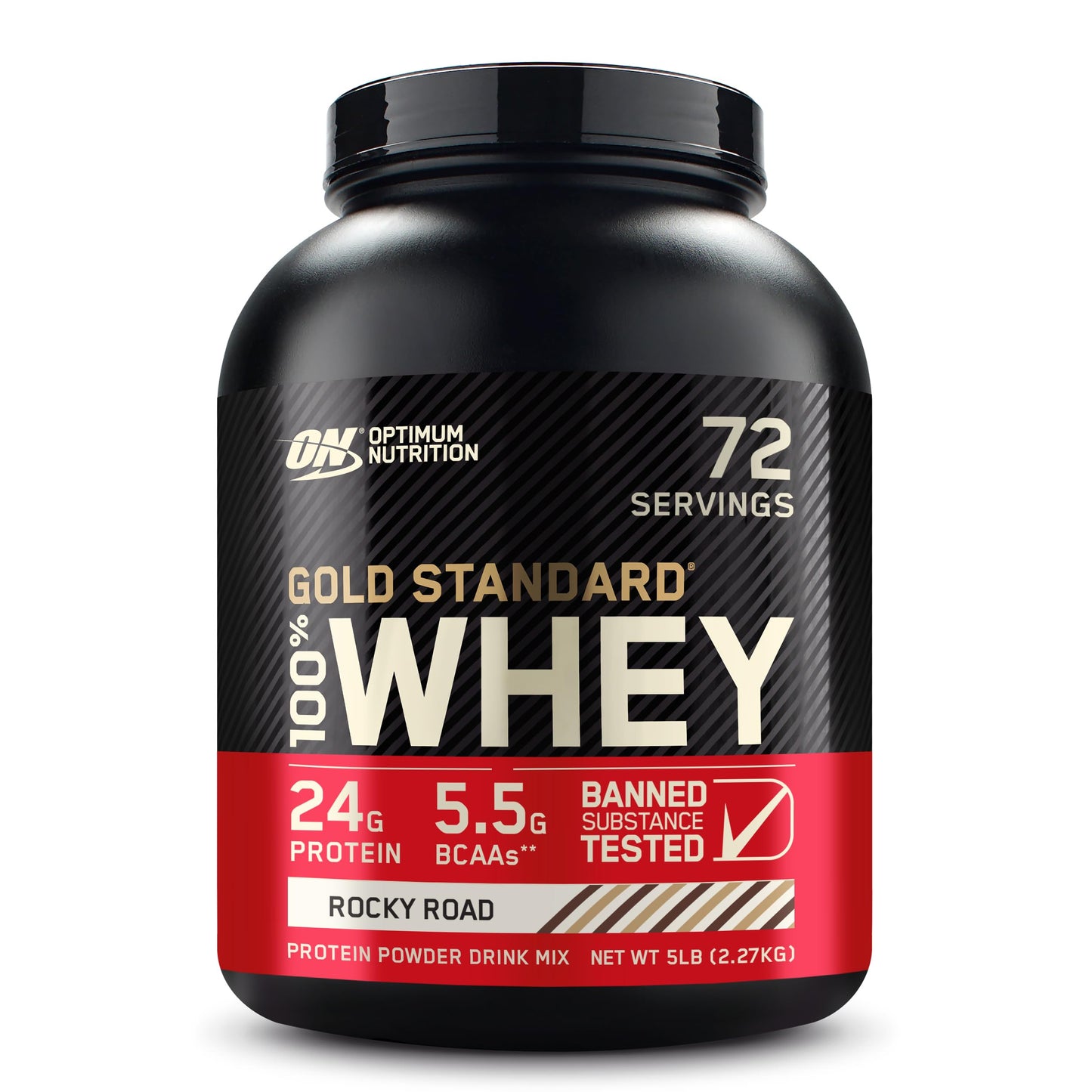 Optimum Nutrition Gold Standard 100% Whey Protein Powder, Double Rich Chocolate, 2 Pound (Packaging May Vary)