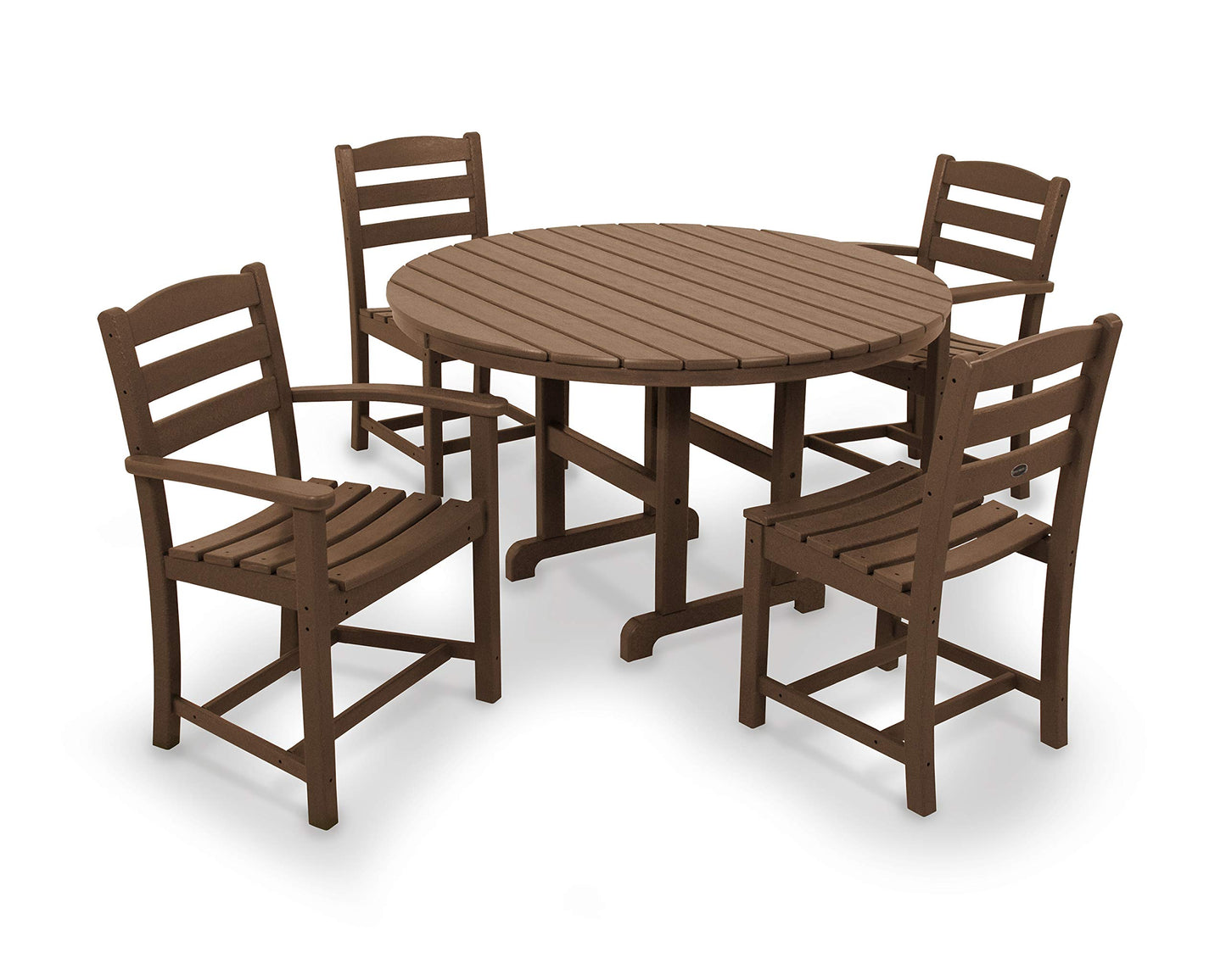 POLYWOOD® La Casa Café Dining Set, Slate Grey