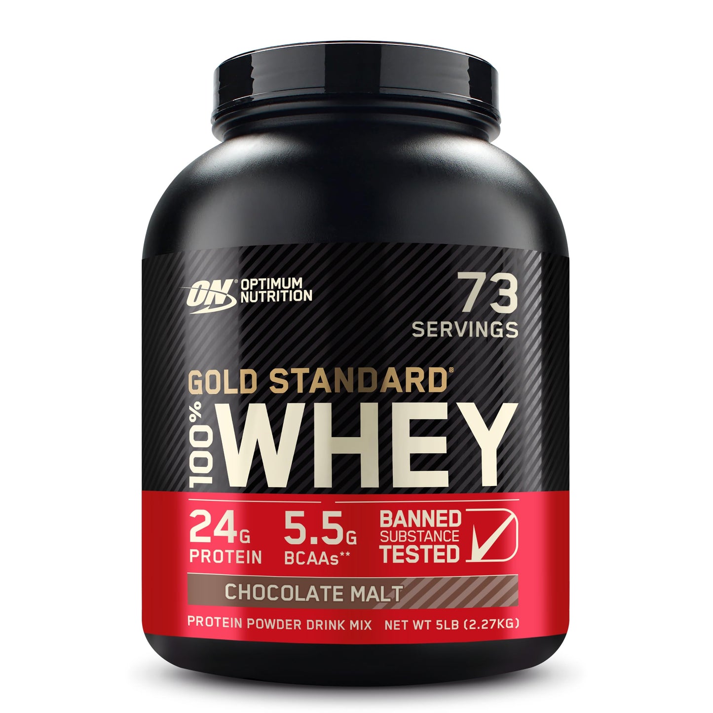 Optimum Nutrition Gold Standard 100% Whey Protein Powder, Double Rich Chocolate, 2 Pound (Packaging May Vary)