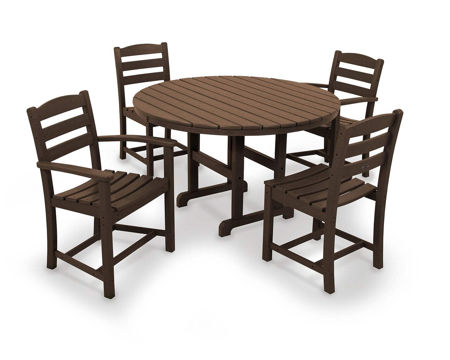 POLYWOOD® La Casa Café Dining Set, Slate Grey