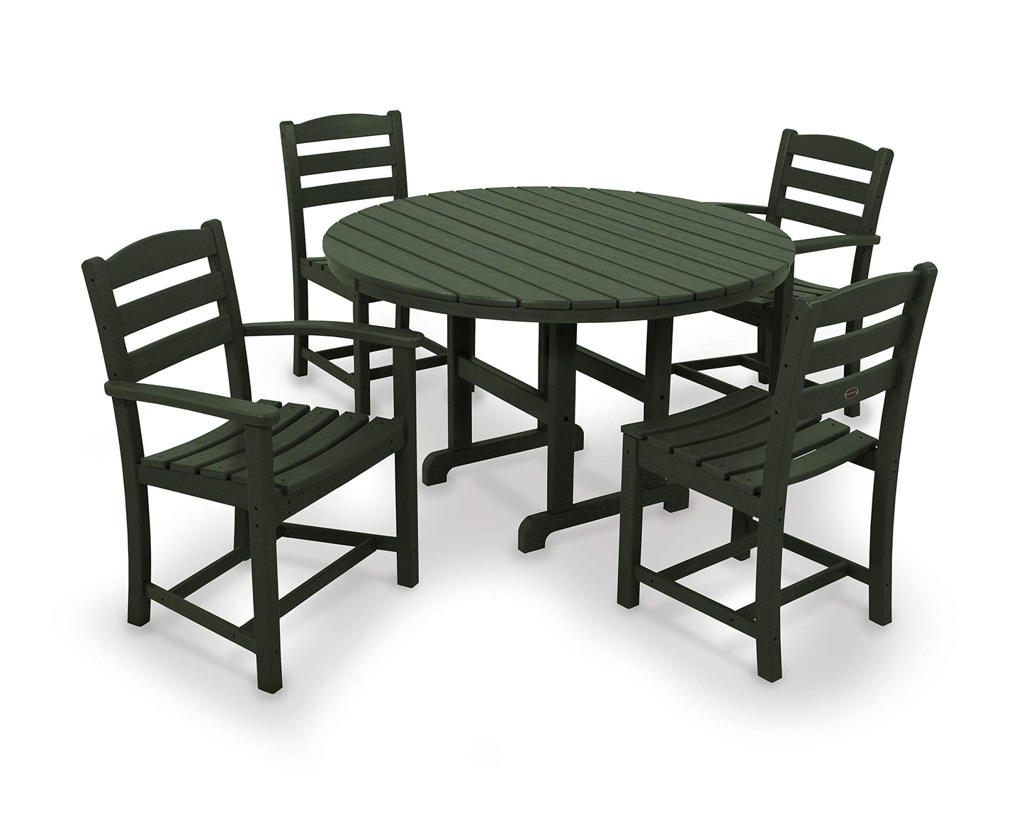 POLYWOOD® La Casa Café Dining Set, Slate Grey
