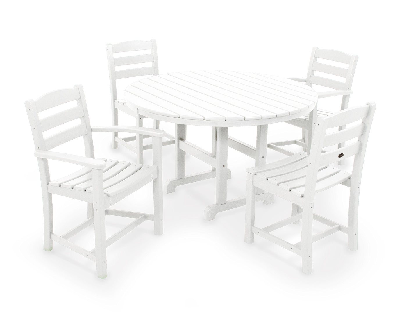 POLYWOOD® La Casa Café Dining Set, Slate Grey