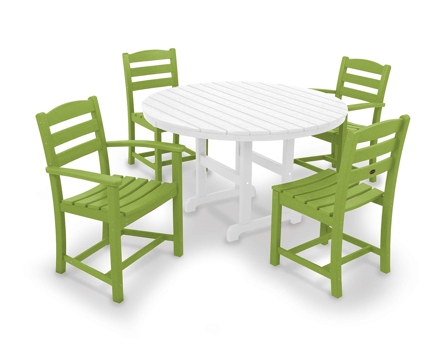 POLYWOOD® La Casa Café Dining Set, Slate Grey