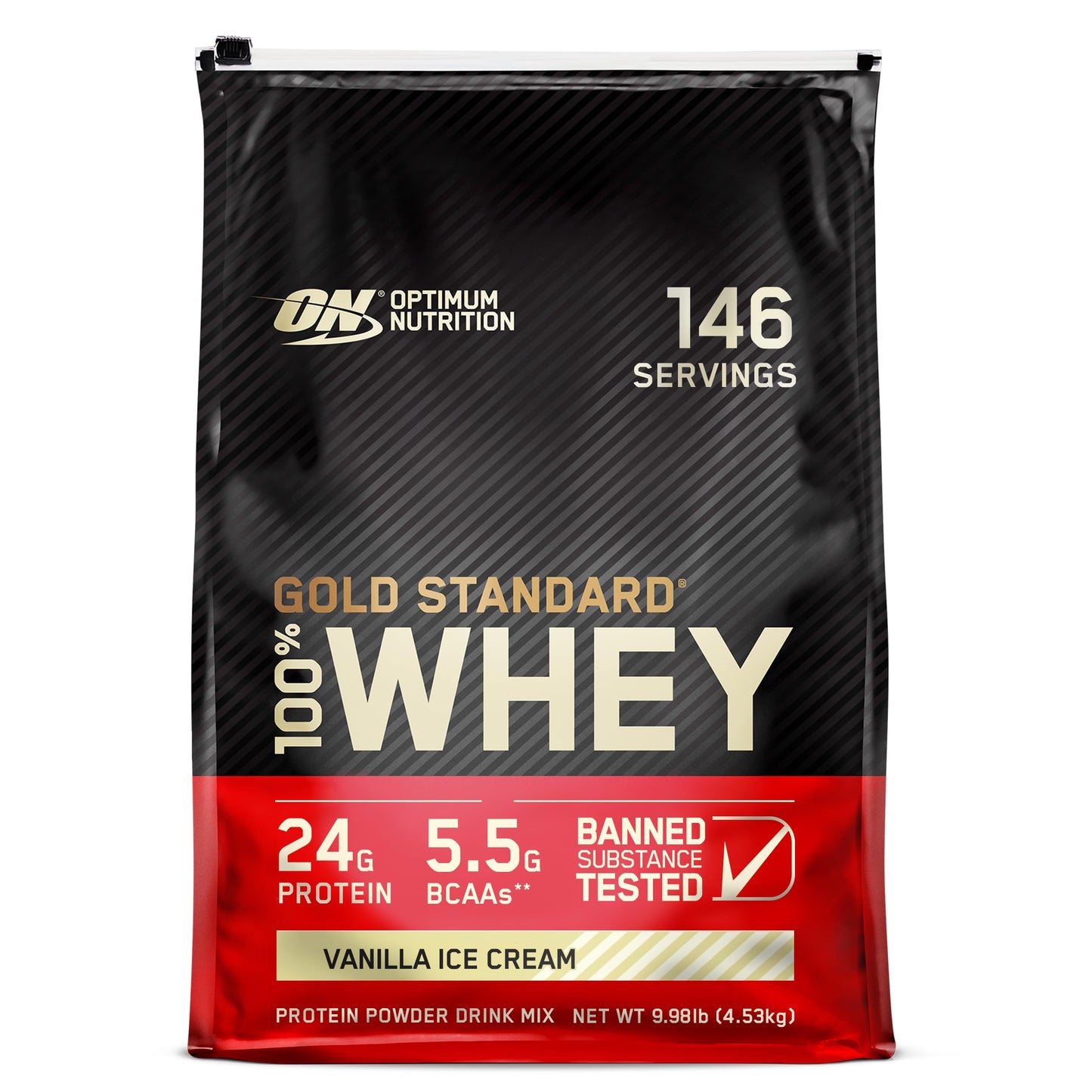 Optimum Nutrition Gold Standard 100% Whey Protein Powder, Double Rich Chocolate, 2 Pound (Packaging May Vary)