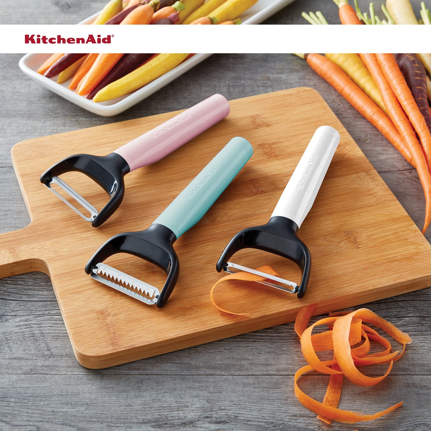 KitchenAid Universal Euro Y Peeler, Set Of 2, Aqua