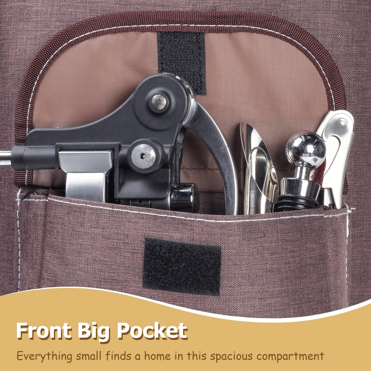 Tirrinia 2 Bottle Leakproof Insulated Wine Tote Carrier Bag - Padded Cooler for Travel, Restaurants, Tasting, Parties, Great Gift for Wine Lovers