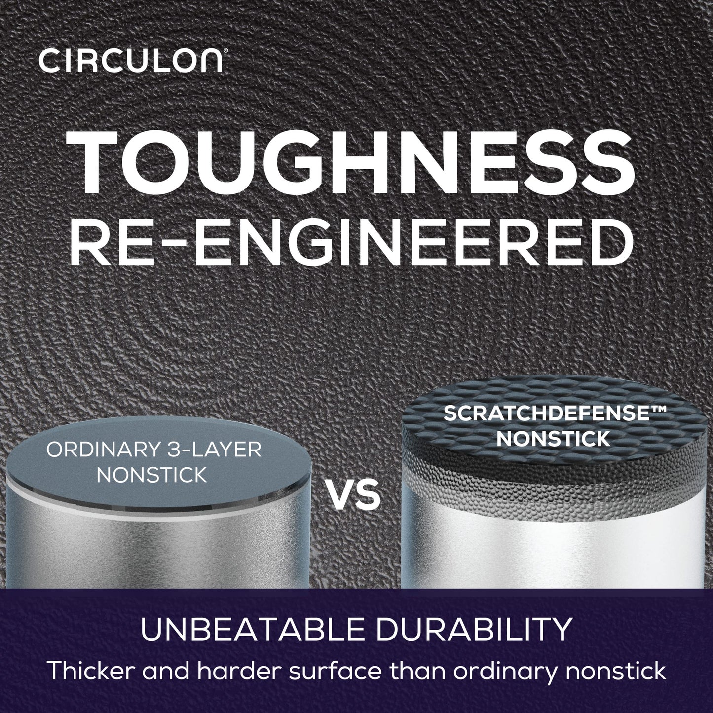 Circulon A1 Series with ScratchDefense Technology Nonstick Induction Cookware/Pots and Pans Set, 9 Piece, Graphite