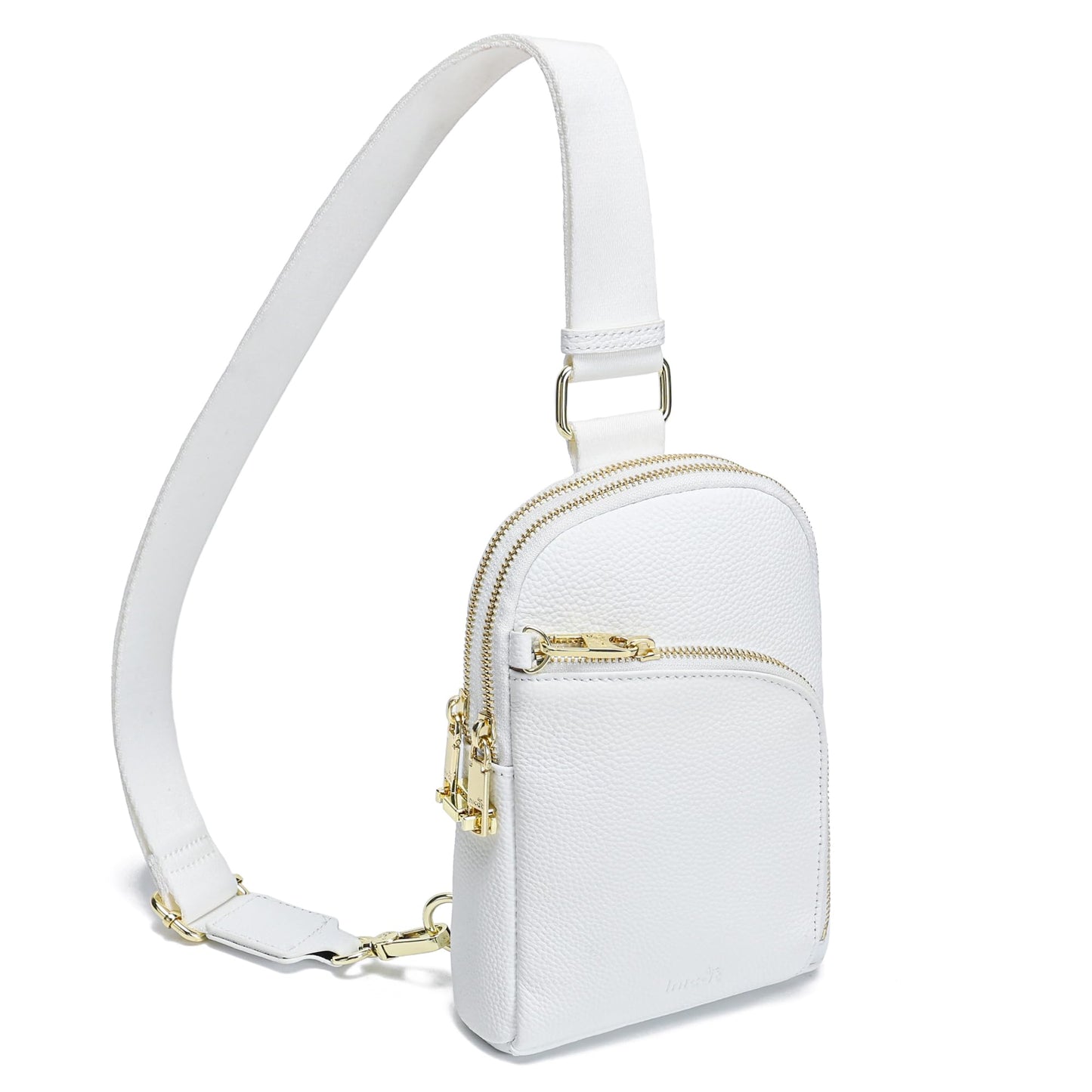 INICAT Travel Sling Bag, Anti Theft Crossbody Bag for Women | RFID Blocking, 8 Card Slots, Back Zippered Pocket, Metal Zippers,Switchable Strap