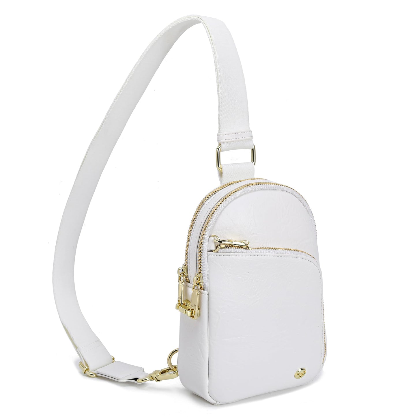 INICAT Travel Sling Bag, Anti Theft Crossbody Bag for Women | RFID Blocking, 8 Card Slots, Back Zippered Pocket, Metal Zippers,Switchable Strap