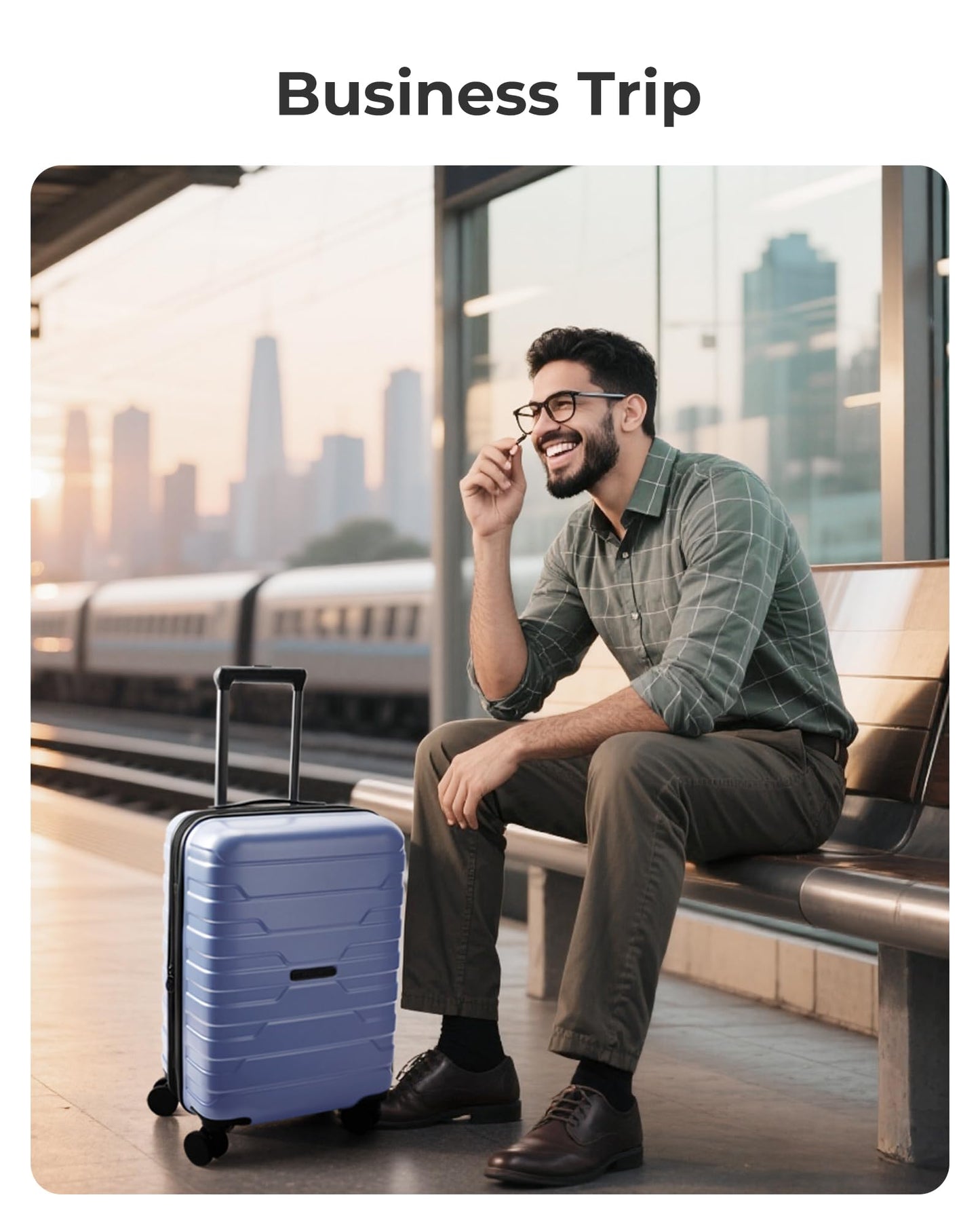 BAGSMART Carry On Luggage 22x14x9 Airline Approved with Spinner Wheels,Lightweight 20 Inch Luggage with TSA Lock,Expandable Hard Shell Carry On Suitcases for Men Women,Pink