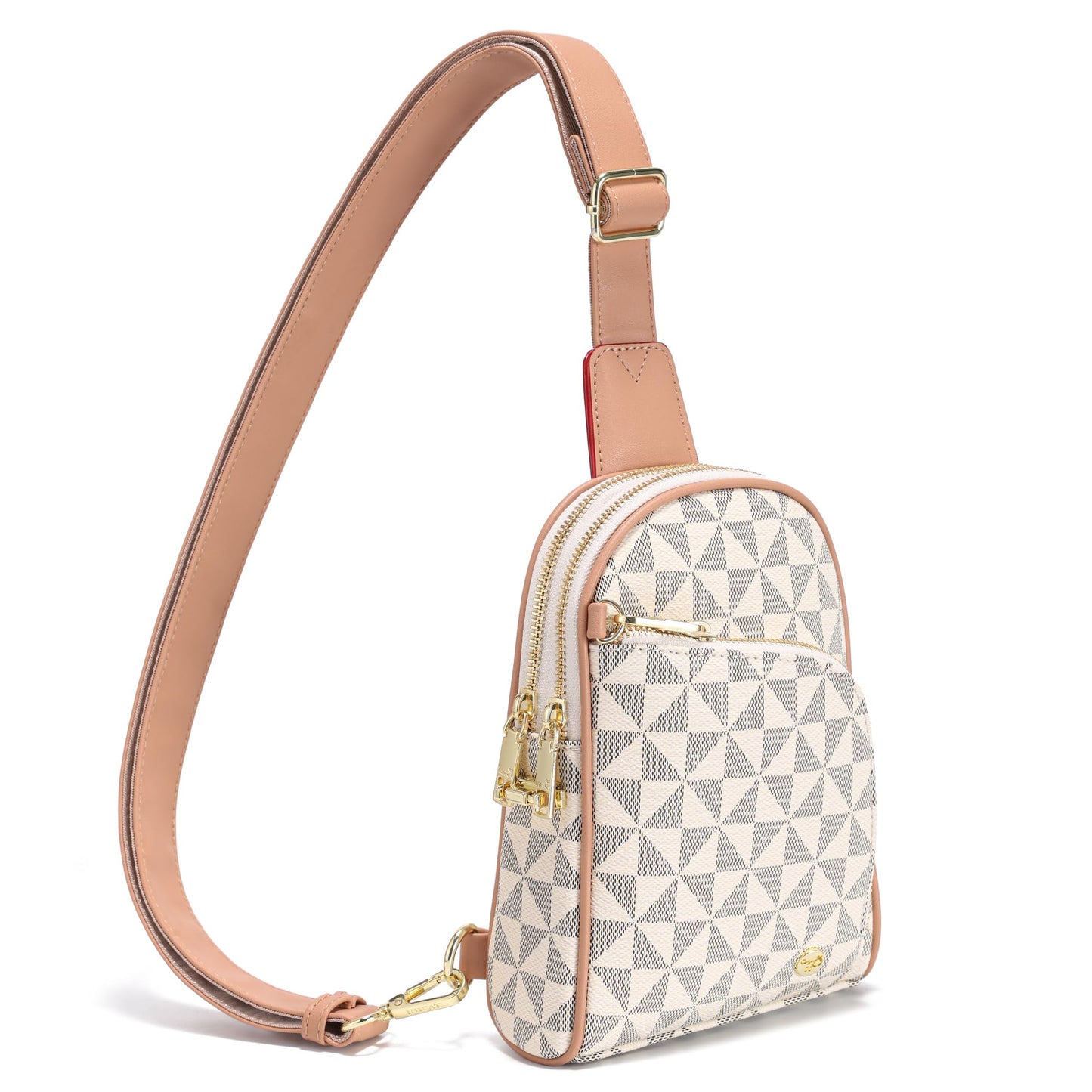 INICAT Travel Sling Bag, Anti Theft Crossbody Bag for Women | RFID Blocking, 8 Card Slots, Back Zippered Pocket, Metal Zippers,Switchable Strap