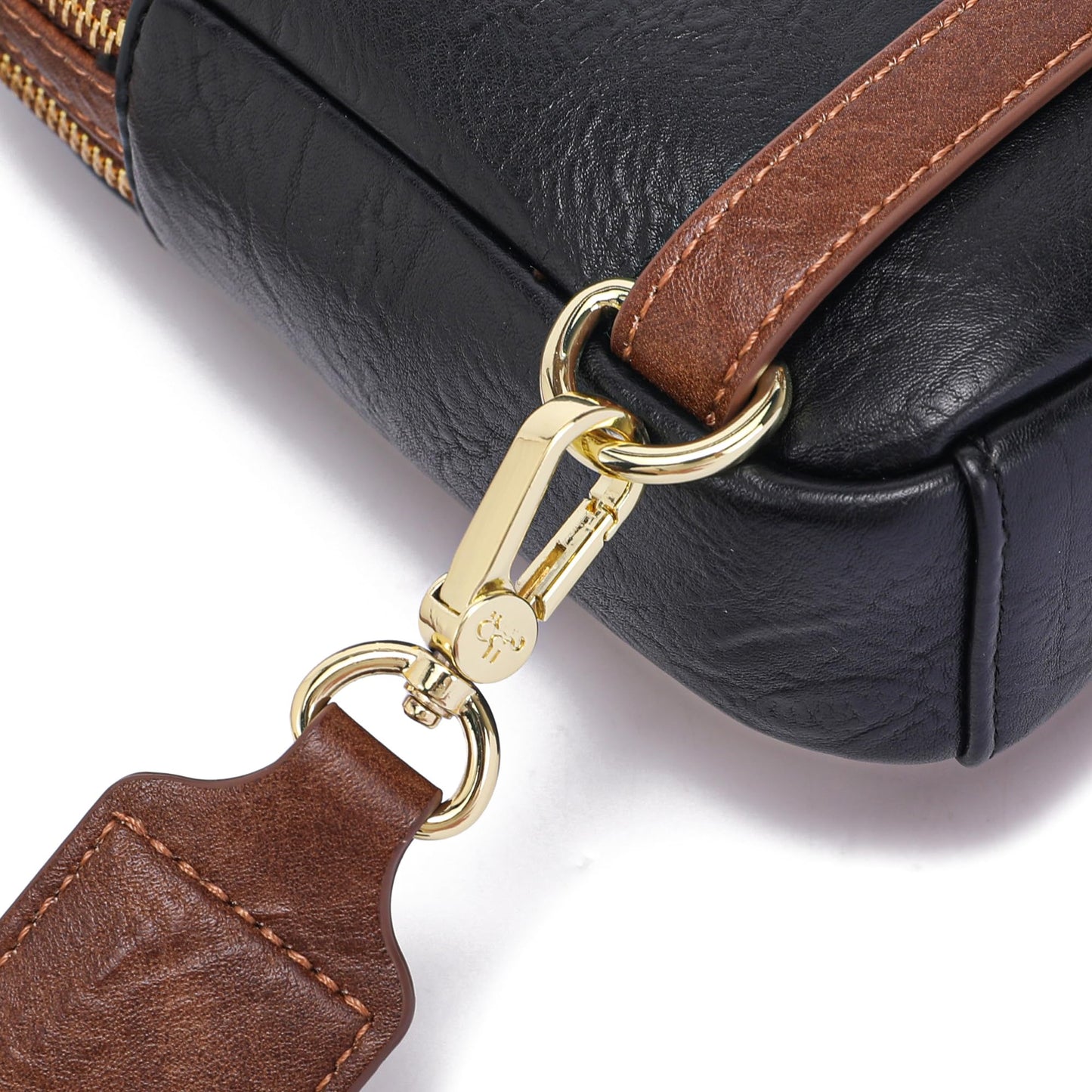 INICAT Travel Sling Bag, Anti Theft Crossbody Bag for Women | RFID Blocking, 8 Card Slots, Back Zippered Pocket, Metal Zippers,Switchable Strap